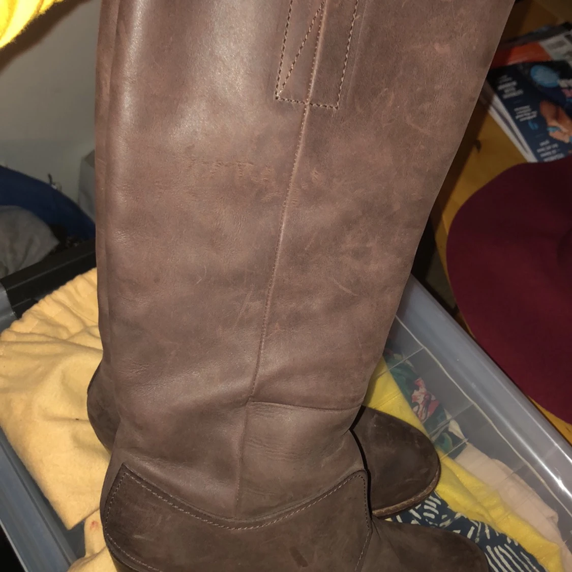 Bruna Acne pistol stövlar strlk 37