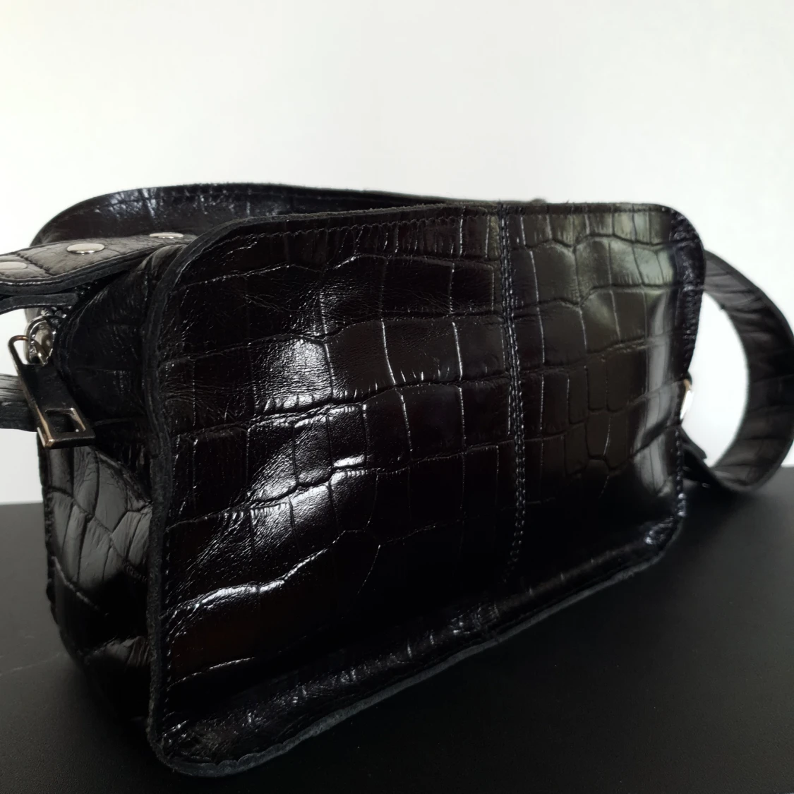 Nunoo Ellie croco- black - 91