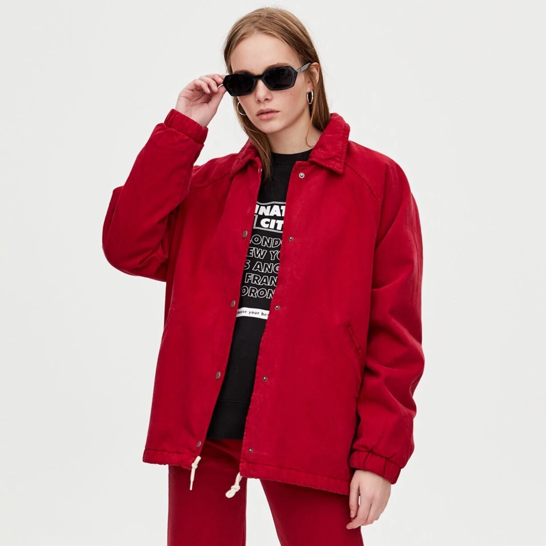 Red denim jacket - 91