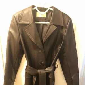  - Leather look coat