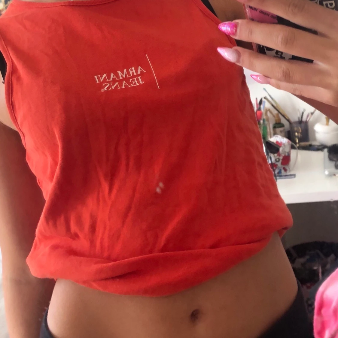 Orange Armani linne - 91