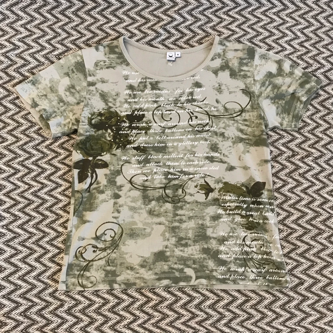 Sötaste y2k grön tröja med bling på!!