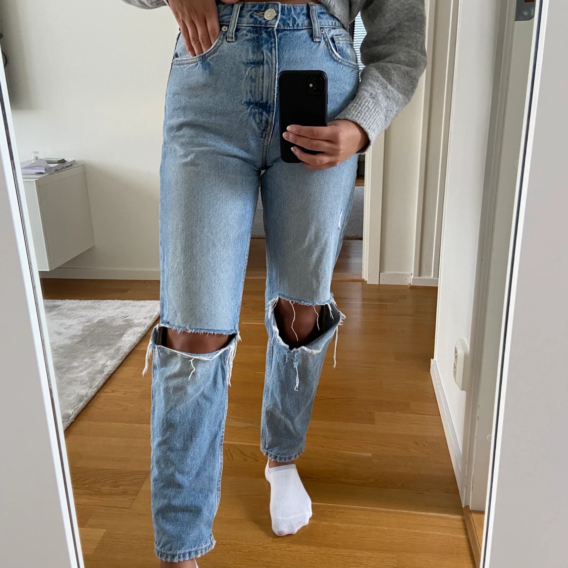 Jeans med hål från Zara