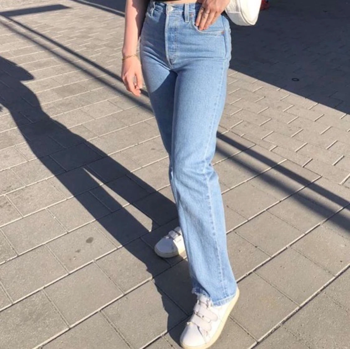 Blåa Levis Jeans