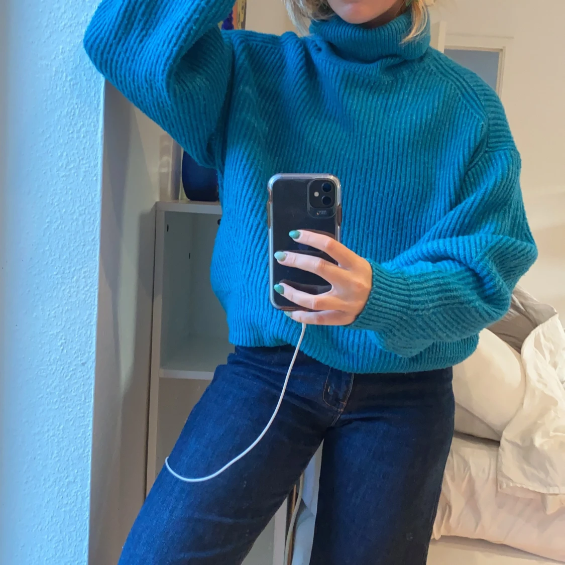 Mysig polo sweatshirt från H&M - 90