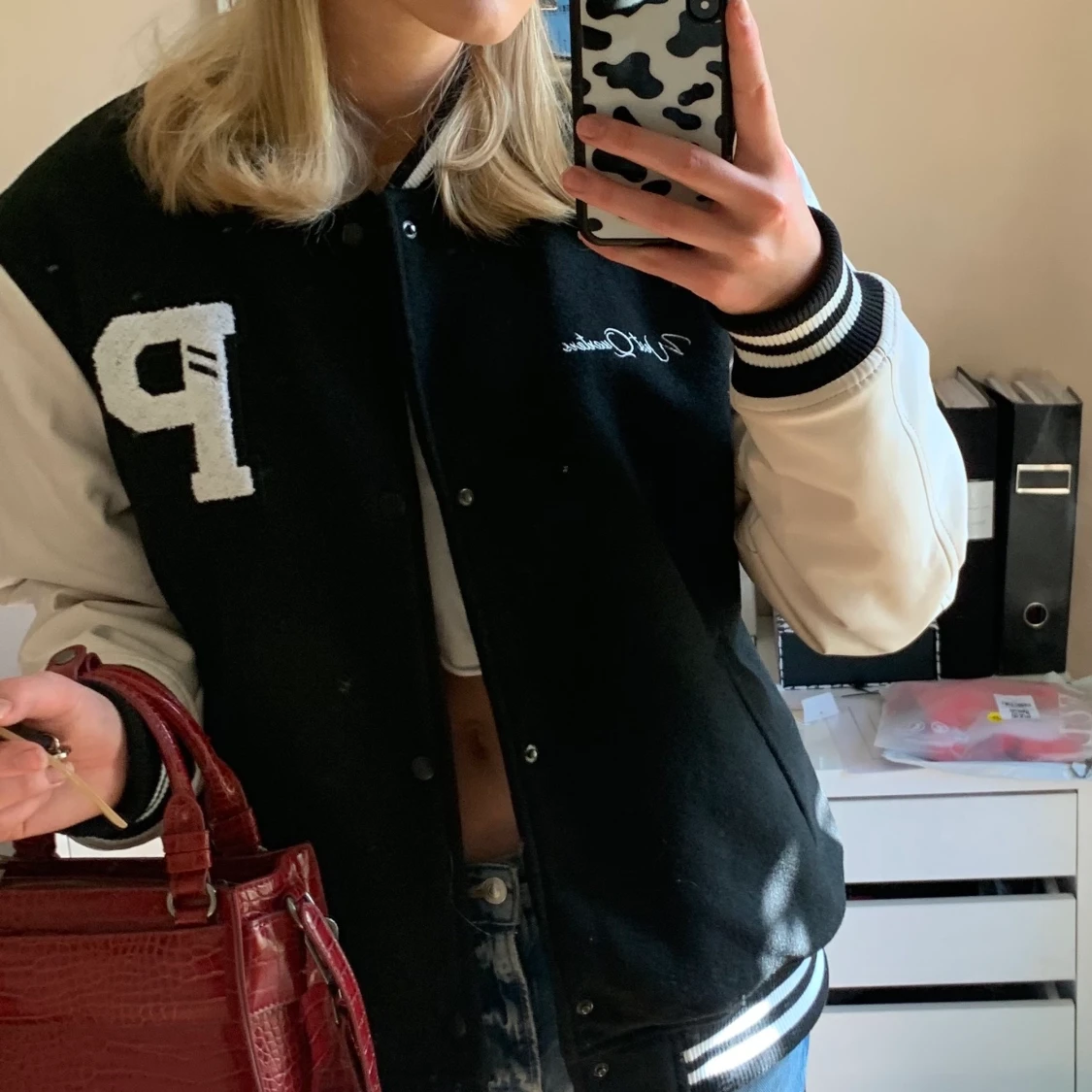 Collegejacka/varsity jacka - 91