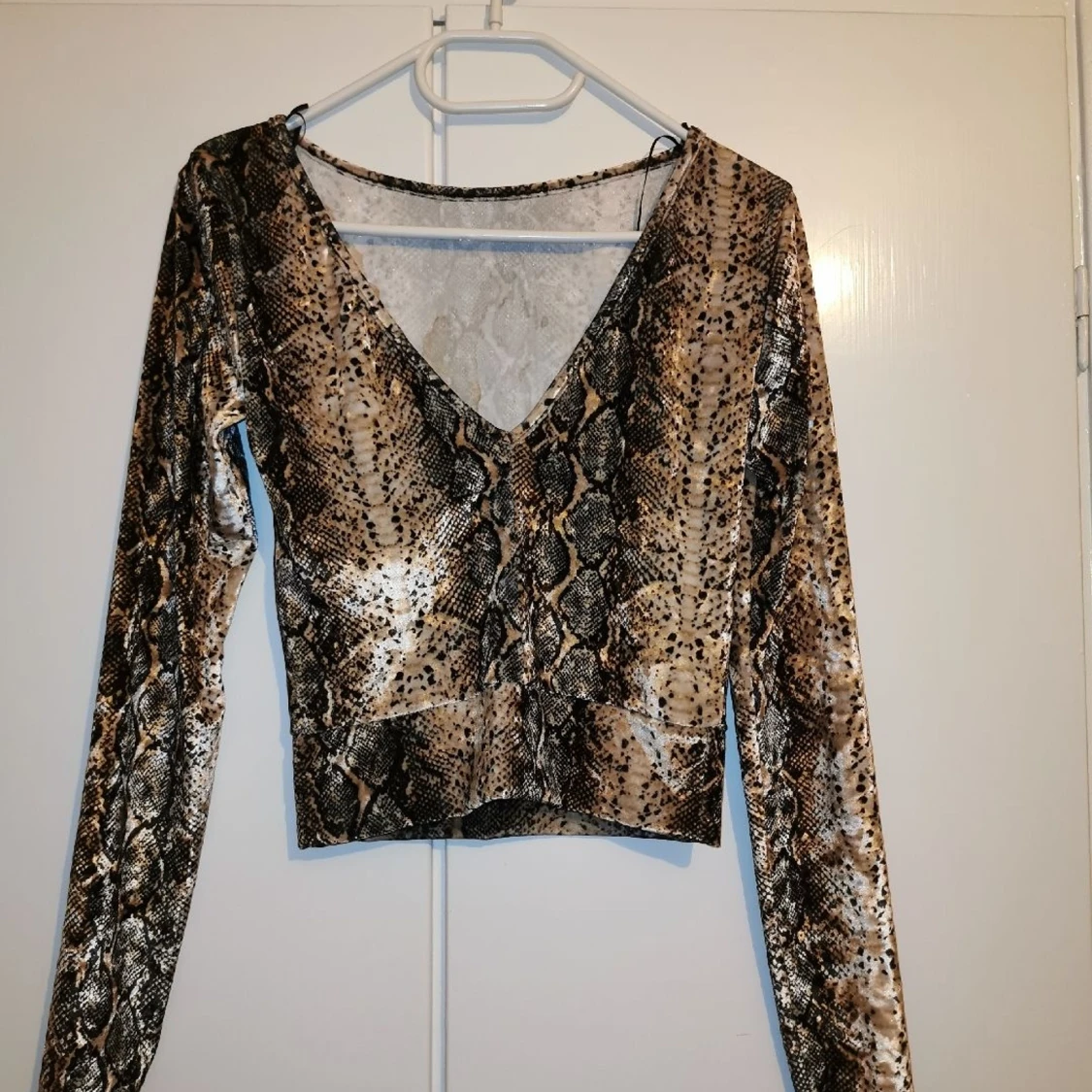 Festlig sammet tröja stl S 