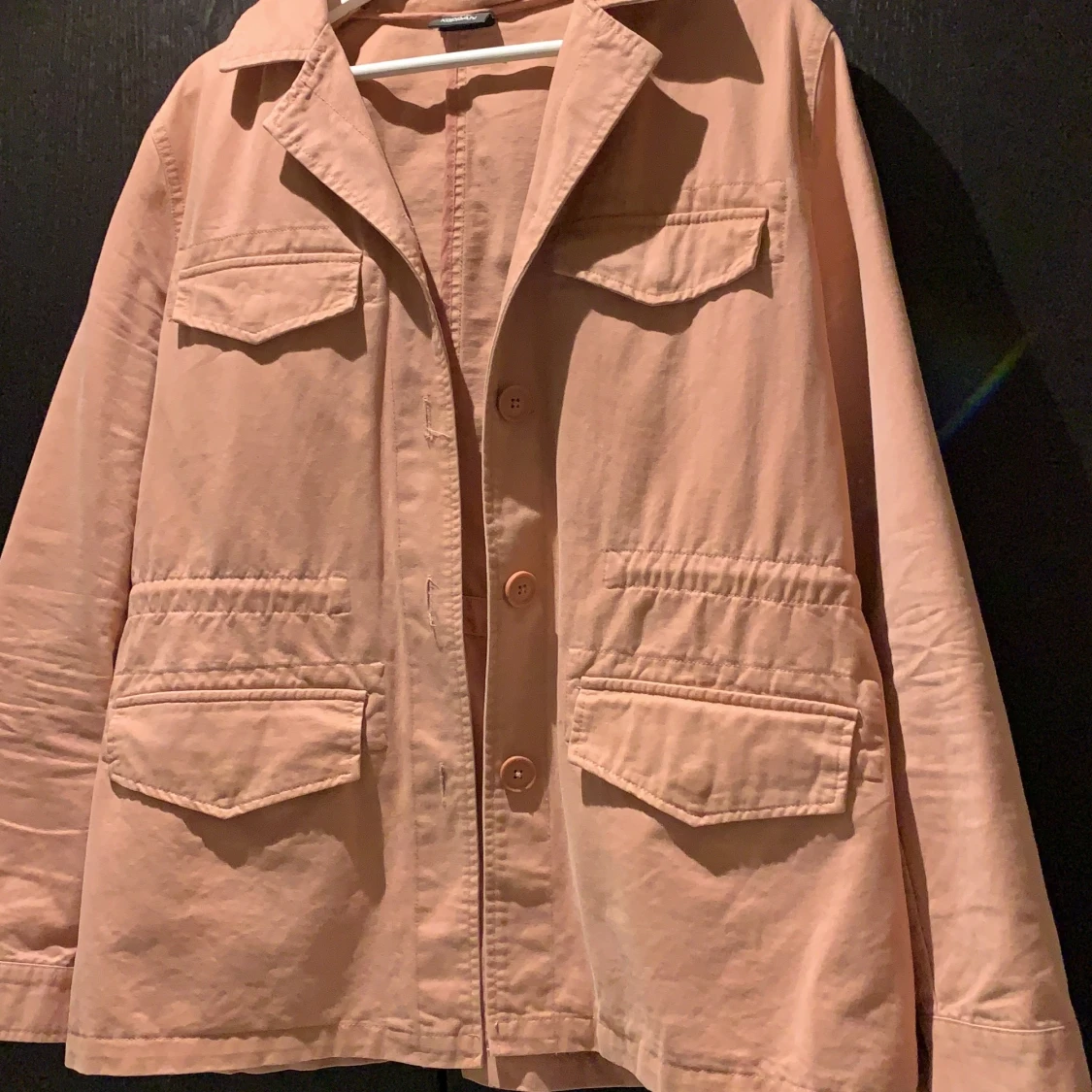 En ljusrosa jeans jacka  - 91