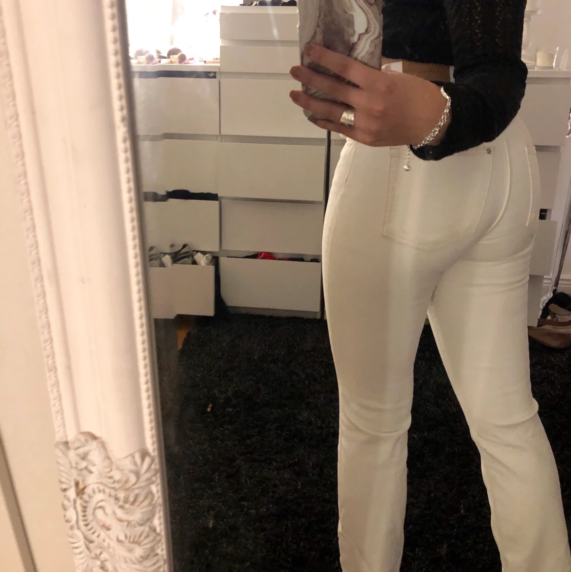 Äggvita jeans  - 90