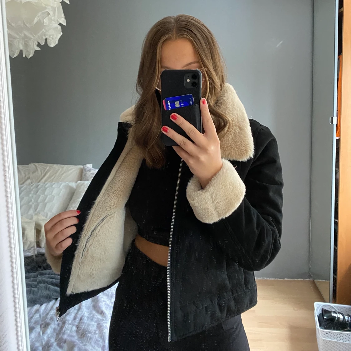 Fluffig jacka - 90