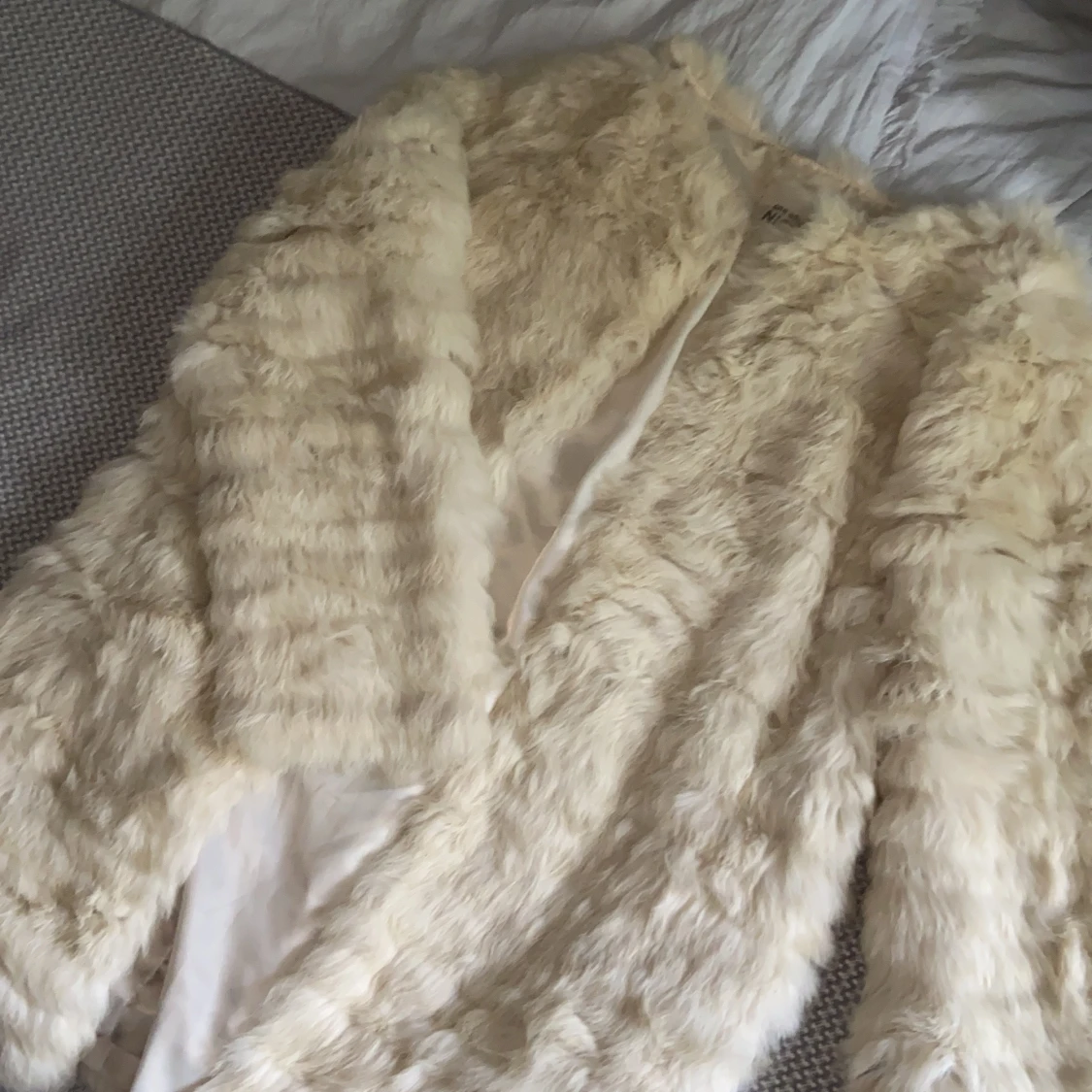 Pälsjacka i kaninpäls