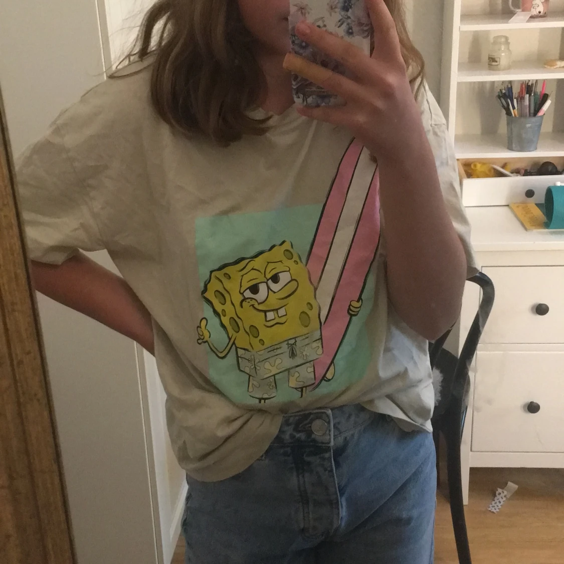 Svampbob tröja +örhängen🦋💞✨ - 91