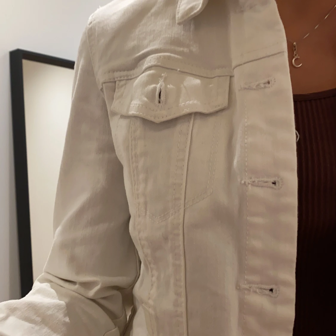 Vit jeansjacka  - 91