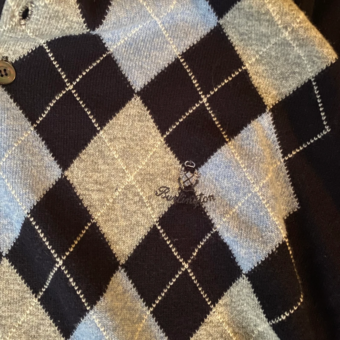 Trendig rutig långärmad tröja - 91