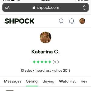 Jag brukade sälja på Schpock men nu använder jag det inte, men om någon är intresserad så kan ni hitta mig på schpock och titta på recension 🌸🤗.