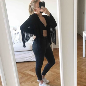  - Snygg fransad jacka från Mango, Vildläder imitat! Nyskick!