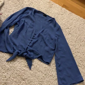 Blå midjetopp  - Nyskick, mörk blå, XS 