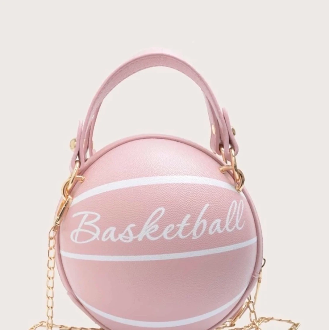 Rosa basketbollväska  