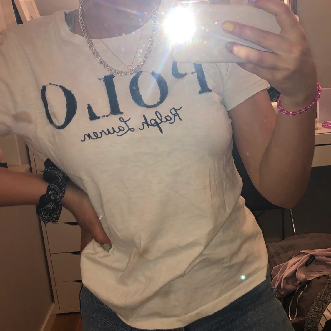 Märkes t-shirt - 90