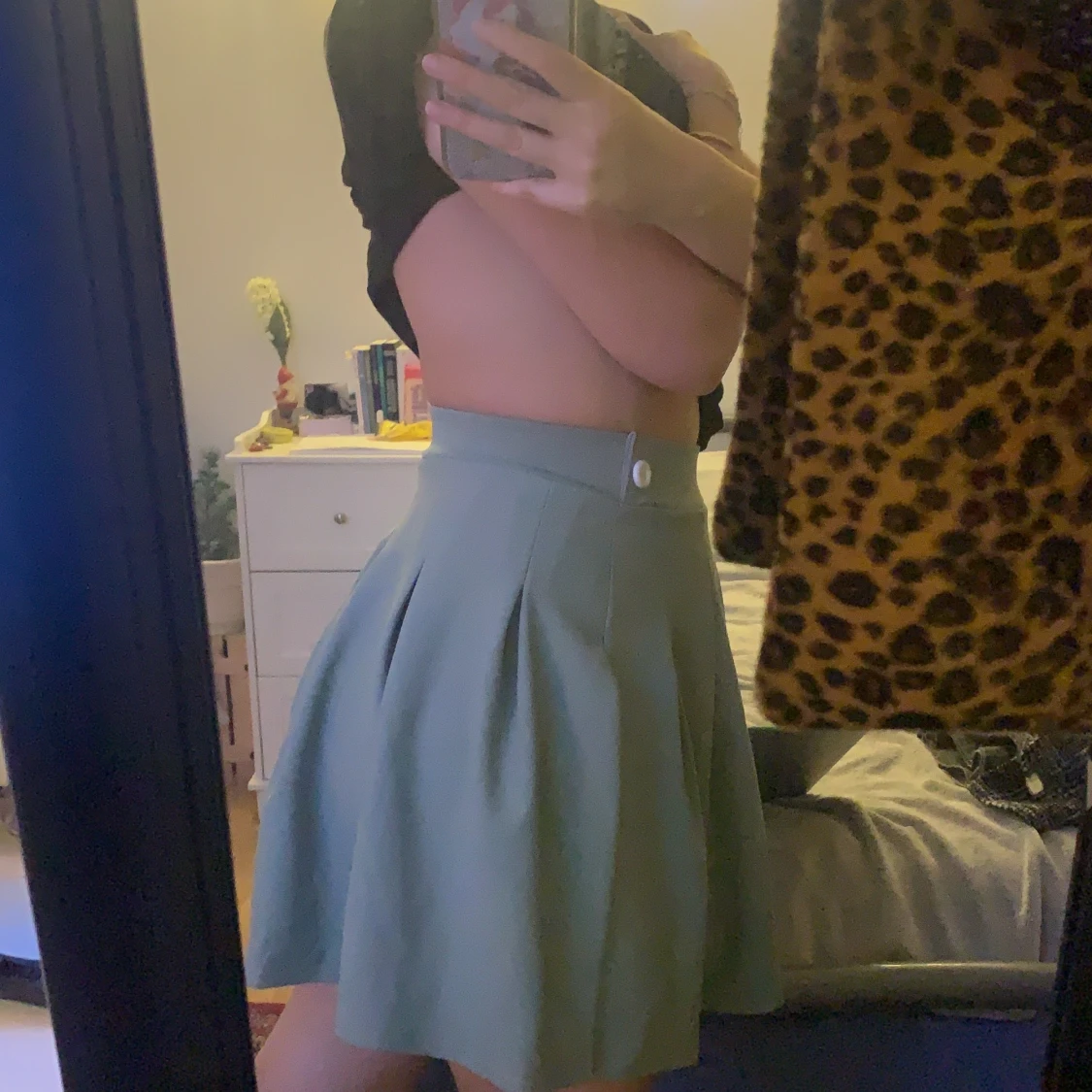 Tenniskjol med slits - 91