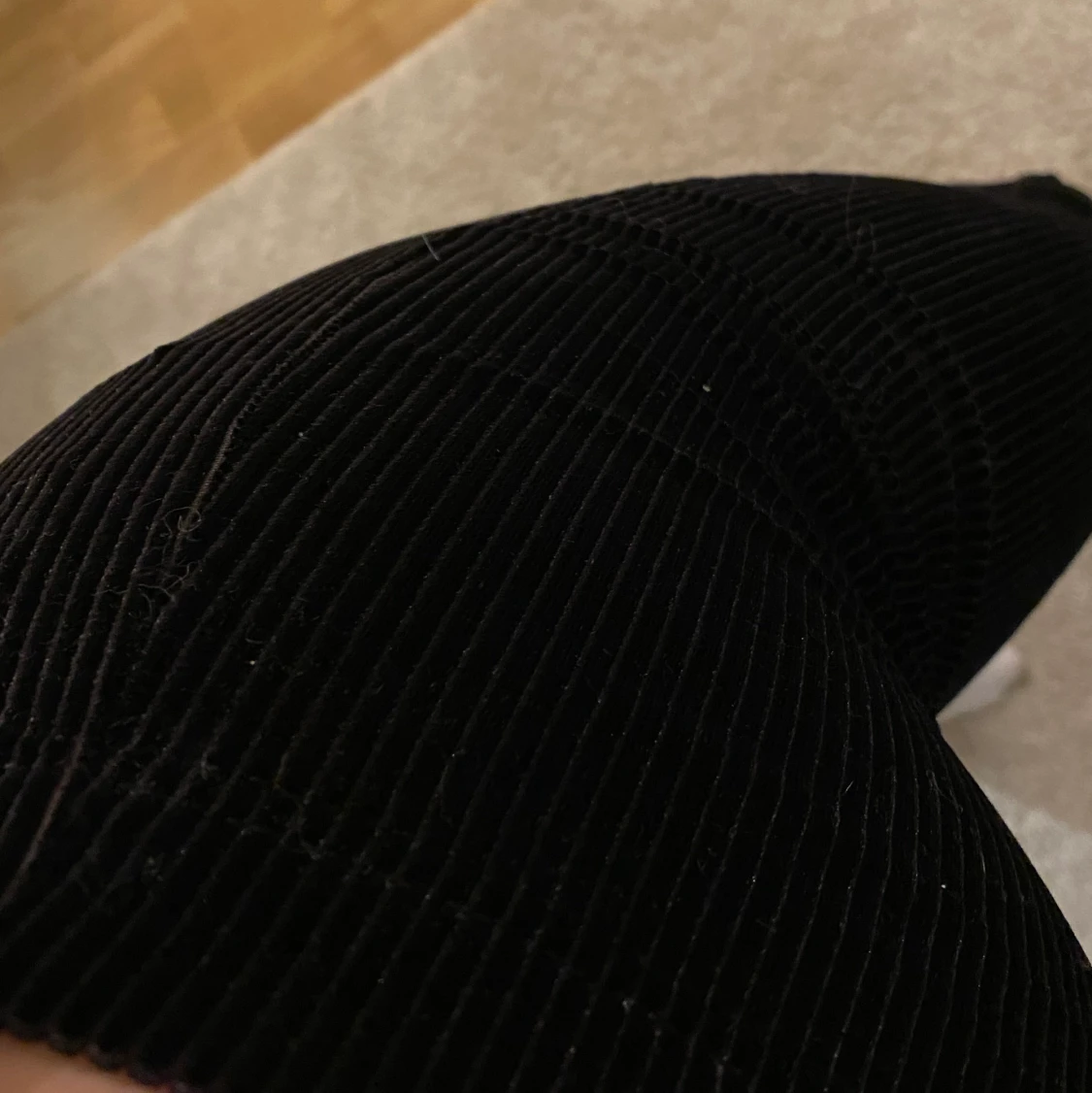 ribbade sammetsbyxor - 90