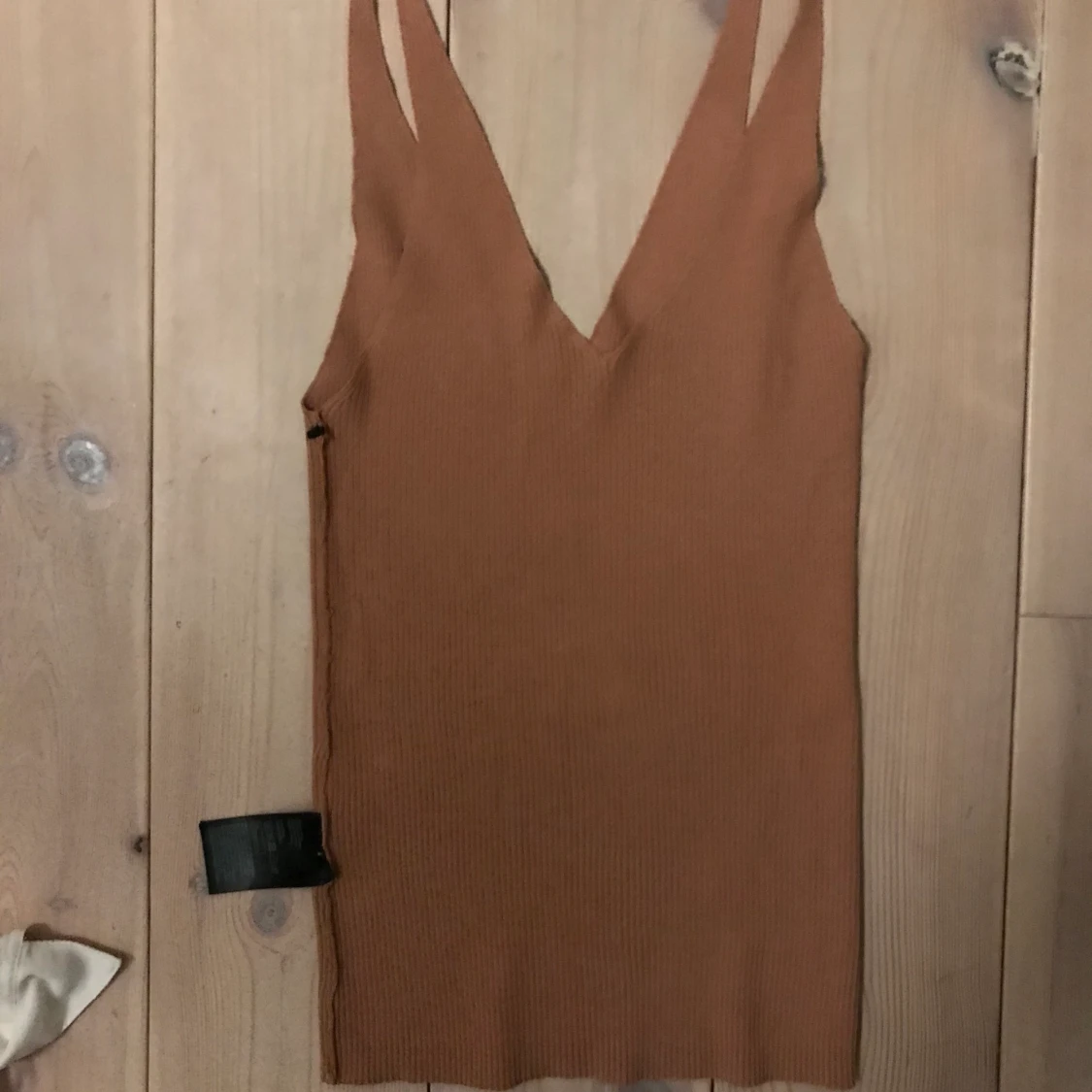 Ribbat linne i tjockt material - 91