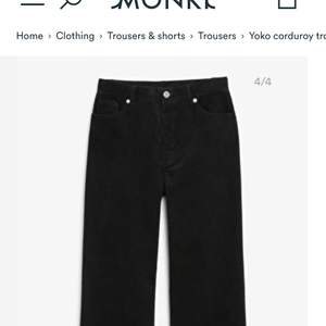 Vida manchester jeans från Monki, storlek 34, 200kr+ frakt