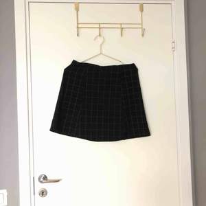 en rutig kjol från American Apparel  - står att det är storlek L men skulle nog säga att den passar M också! Säljer pågrund av fel storlek! ✨💗 Köparen står för frakten —> 39 kr 