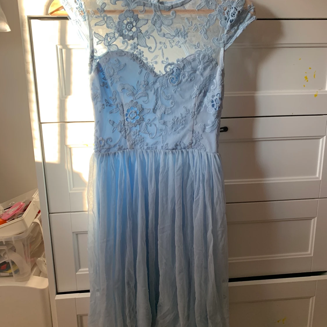 Blå klänning - 91