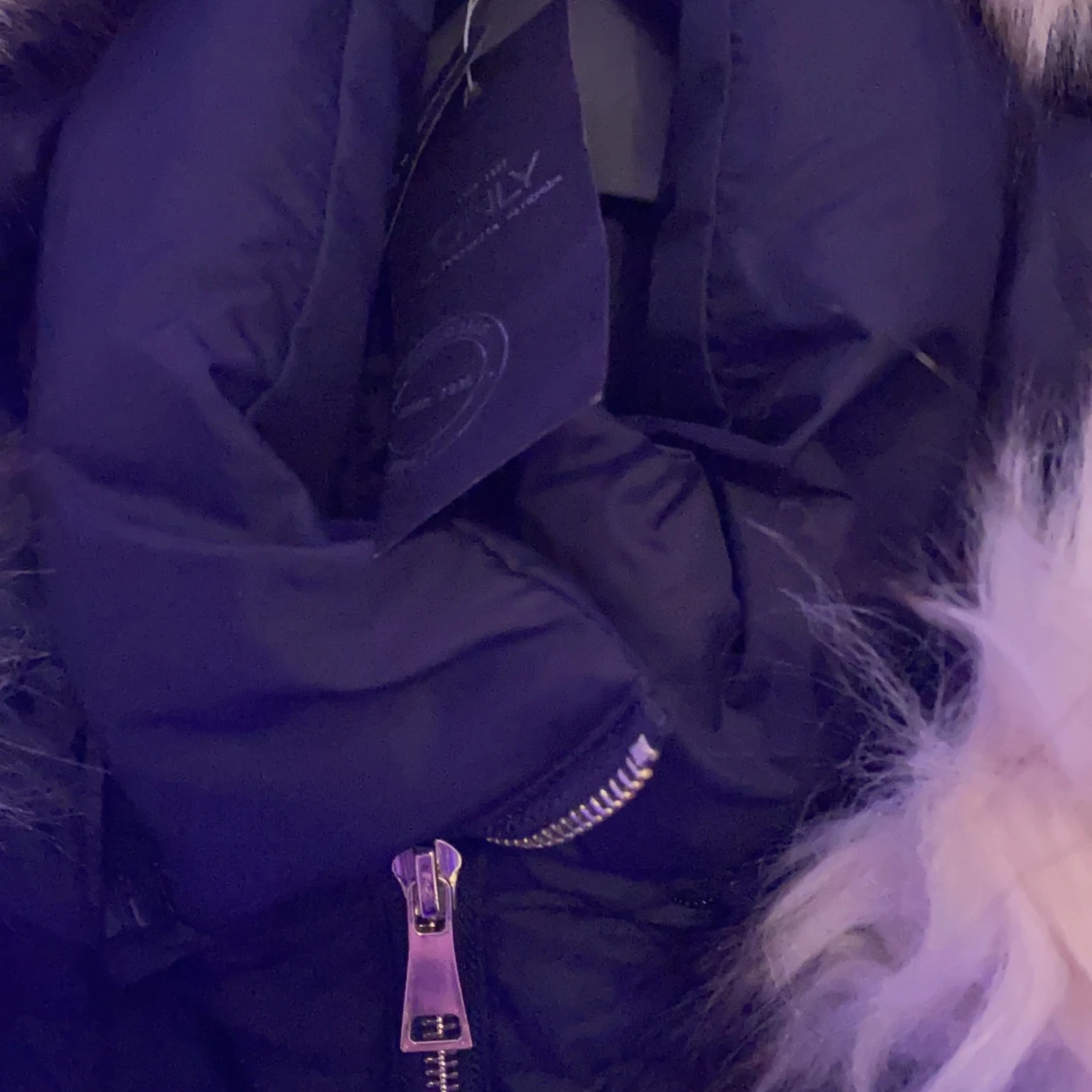  Mörkblå jacka för vinter i xs  - 91