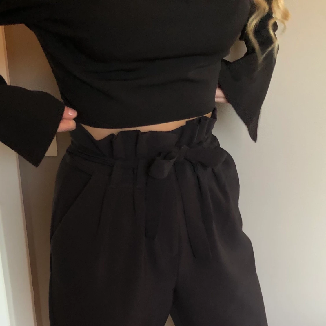 låånga kostymbyxor - 91