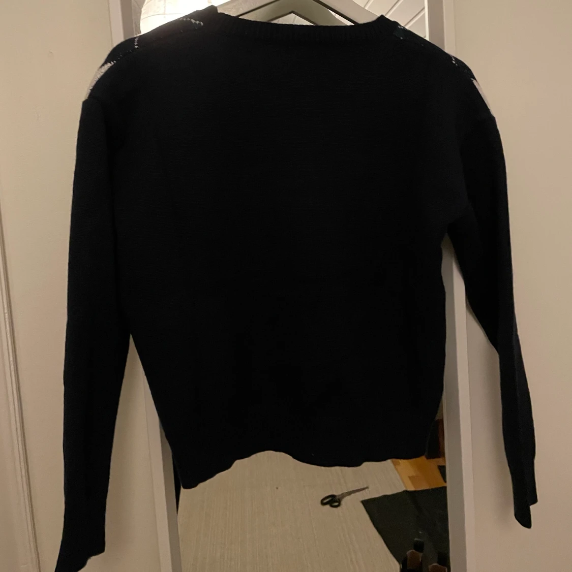 Stickad långärmad tröja - 91