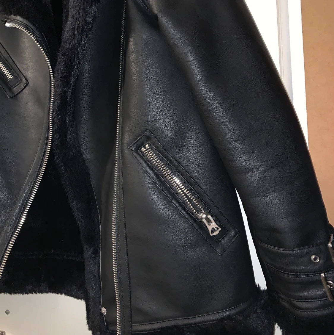 Svart Bikerjacka - 91