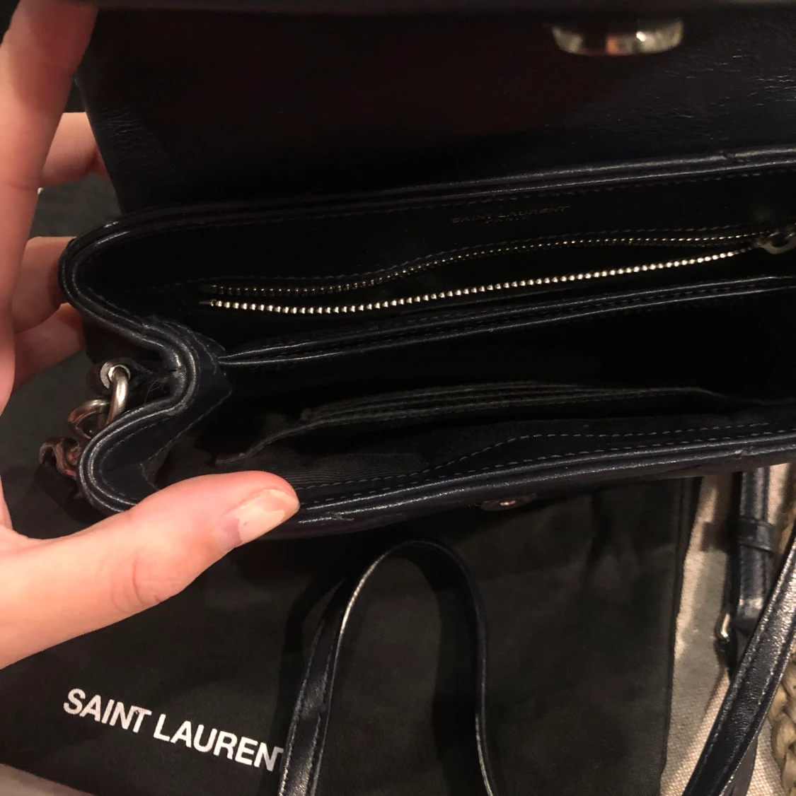 Saint Laurent monogram Pouch bag - 90