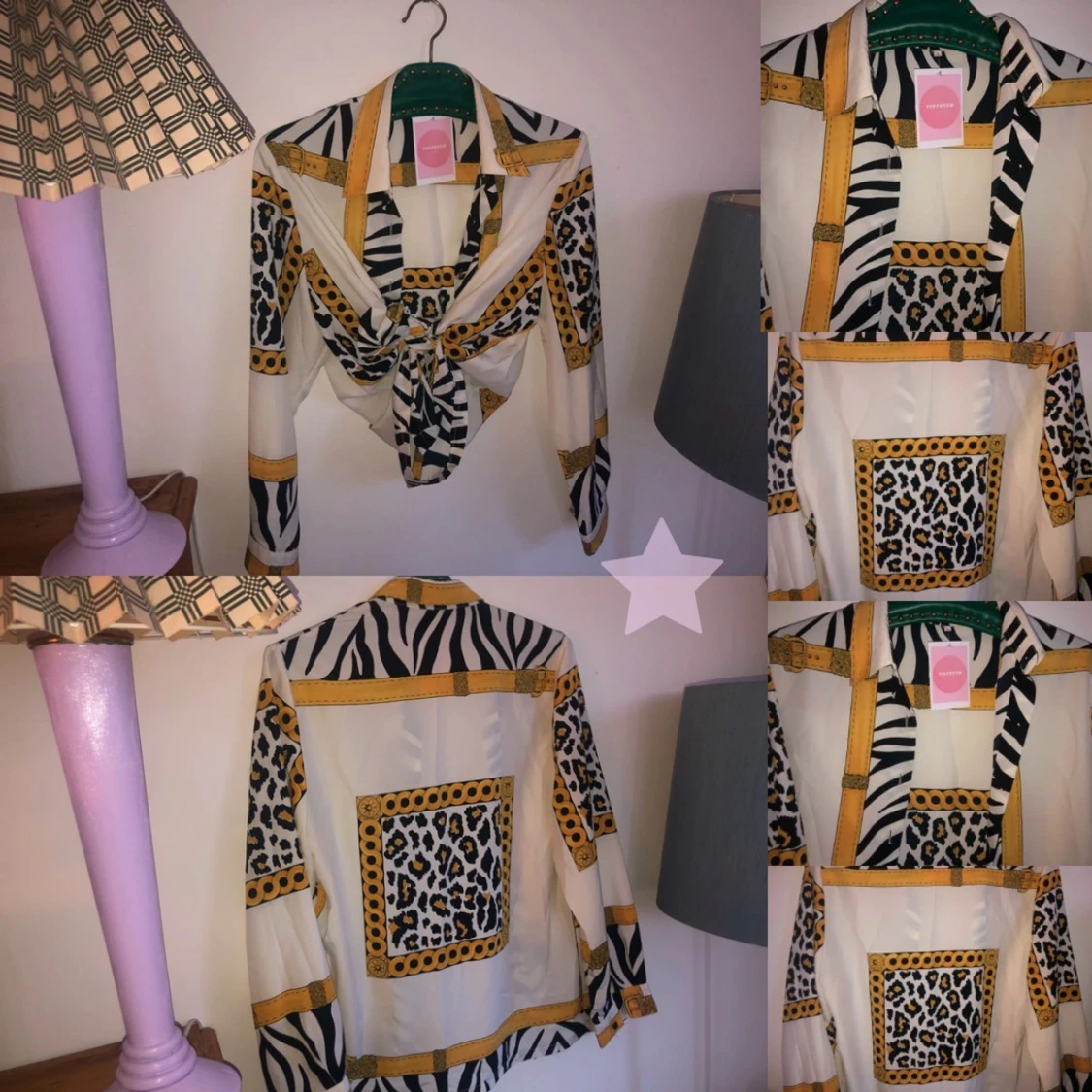 Baroque-inspirerad skjortblus i riktig vintage spirit! - 90