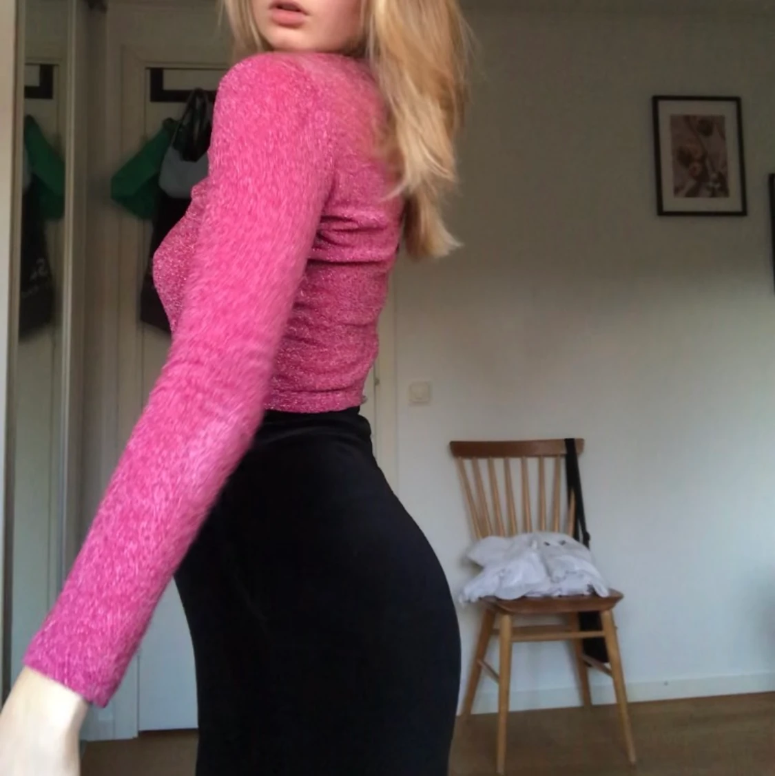 Glittrig croptop - 91