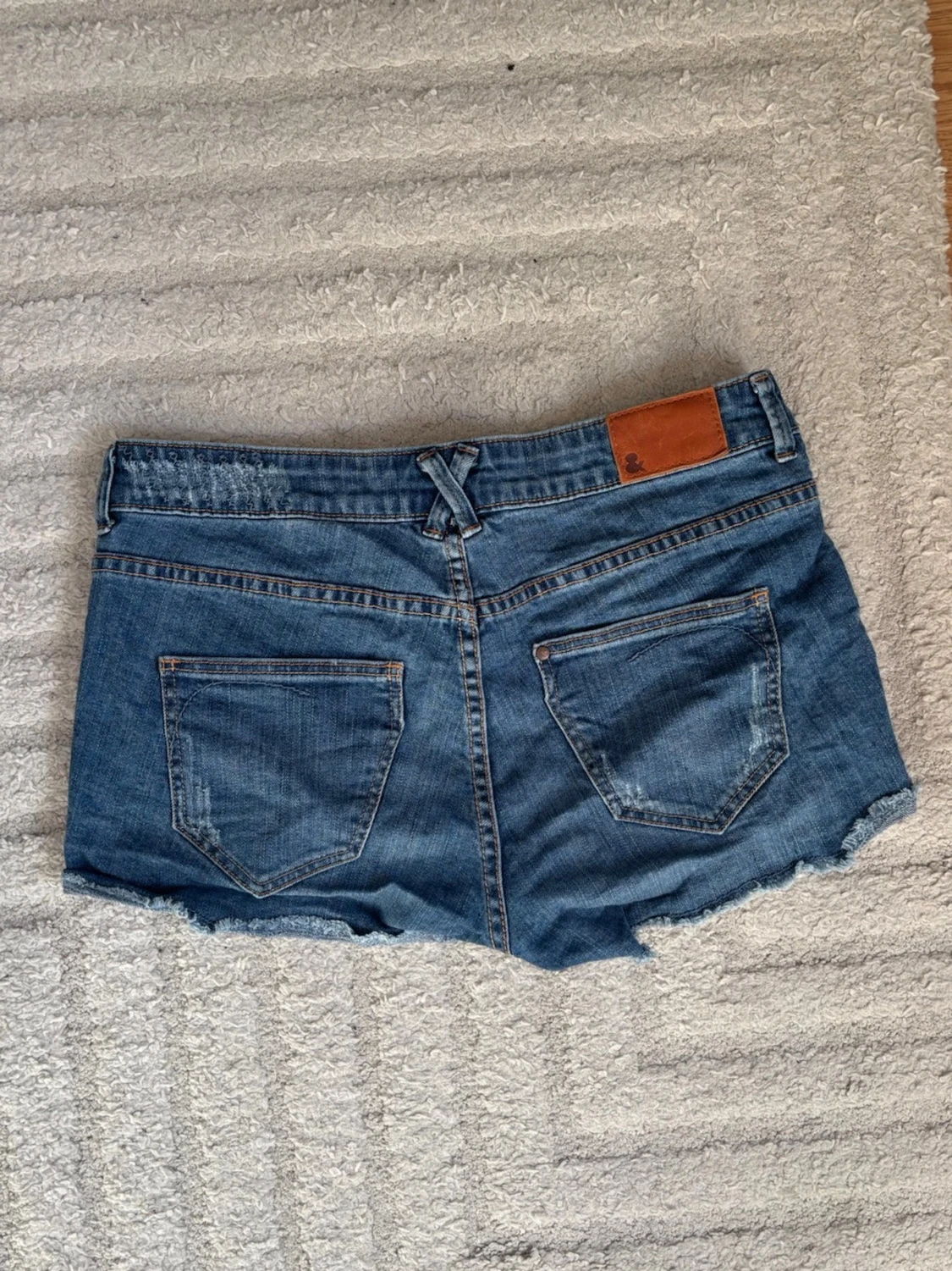 Blå jeansshorts  - 1