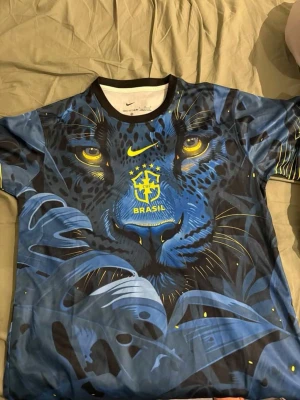 Brasilien T-shirt  - Säljer denna då den är för stor på mig. Fraktar runt hela Sverige 