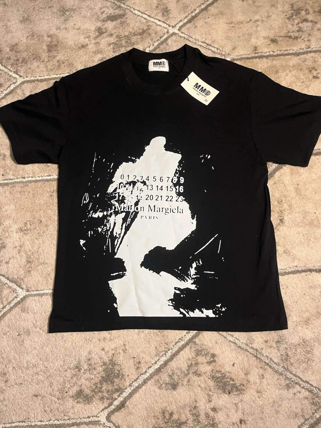 Svart t-shirt Maison Margiela