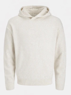 Beige hoodie i mjukt material - Stickad hoodie skriv ifall ni har frågor har en defekt på magen men syns knappast 