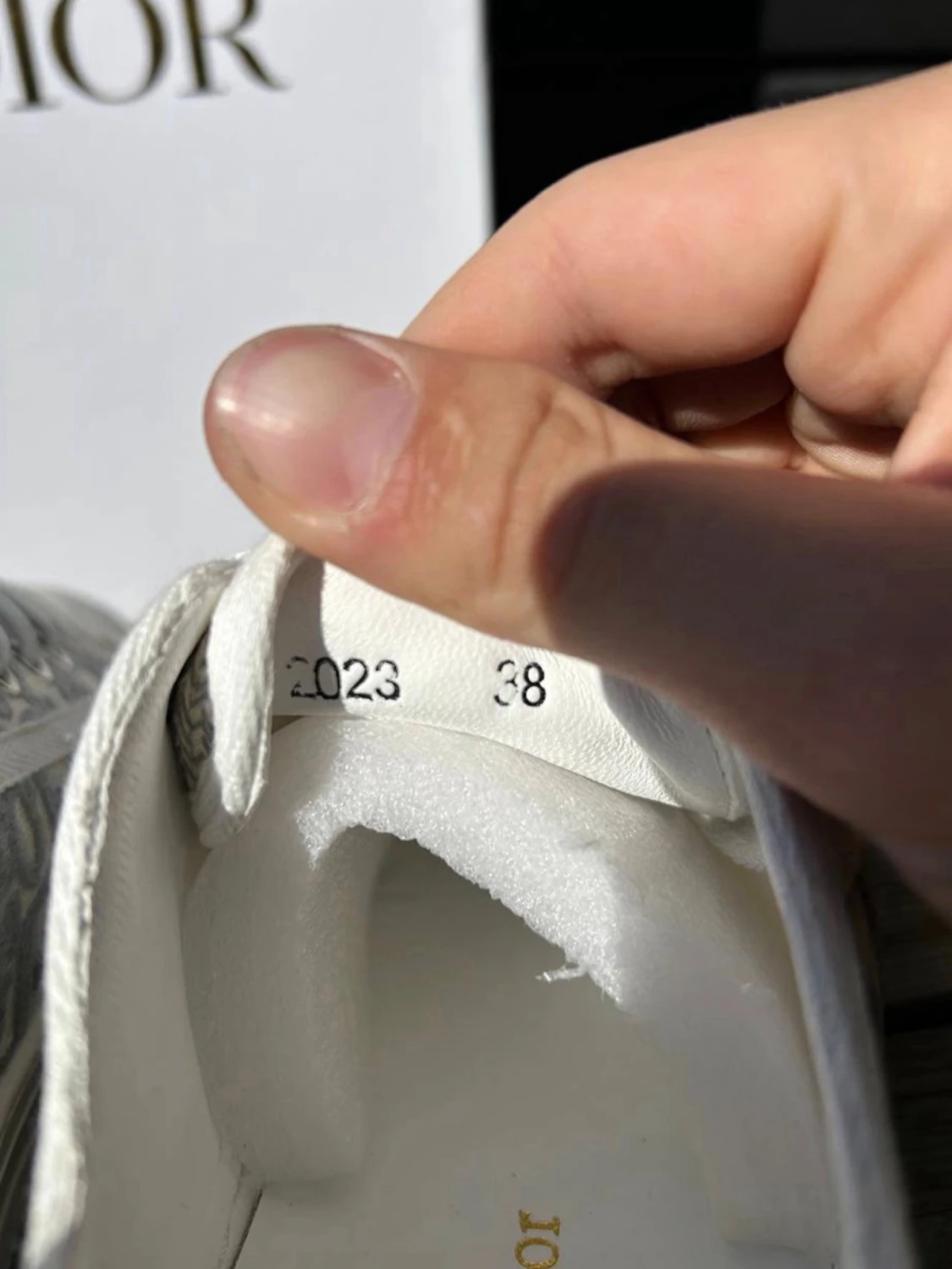 Dior sneakers med monogrammönster - 3