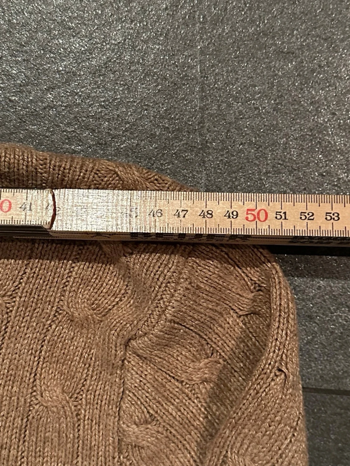 Beige kabelstickad tröja Polo Ralph Lauren - 4