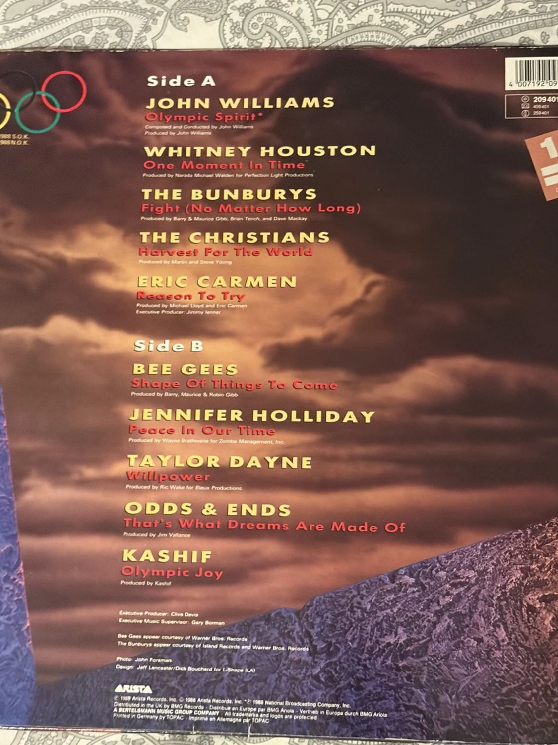 1988 Summer Olympics vinylskiva - 1
