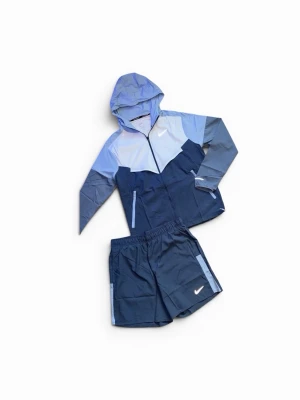 Nike Running Set 💙 | Windbreaker + Shorts | Size M - Clean Nike running set in blue colorway. Includes lightweight windbreaker and matching shorts. Perfect for running, gym, or everyday sporty fits.  ✔️ Size M ✔️ Lightweight & breathable ✔️ Reflective details ✔️ Matching set ✔️ Excellent condition  📦 Fast shipping 💬 Open to offers & bundles
