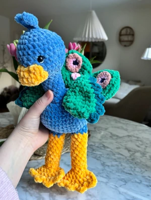 Virkad påfågel 🦚  - Virkad av mig 🥰