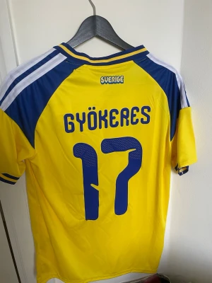 Sverige hemmatröja VM 2026 - Gyökeres 17 - Sveriges clean hemmatröja med vår nationalhjälte Gyökeres, nummer 17 på ryggen🇸🇪💛💙Helt nyskick✅