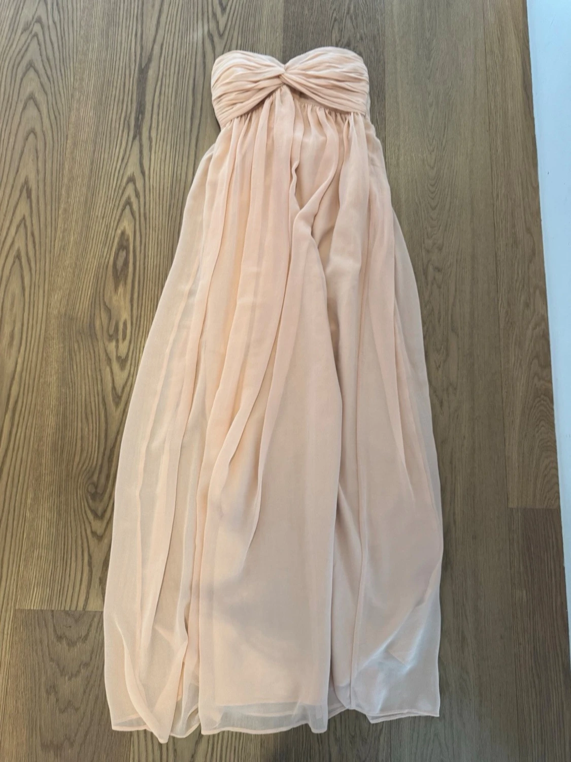 Rosa/beige balklänning  - 6