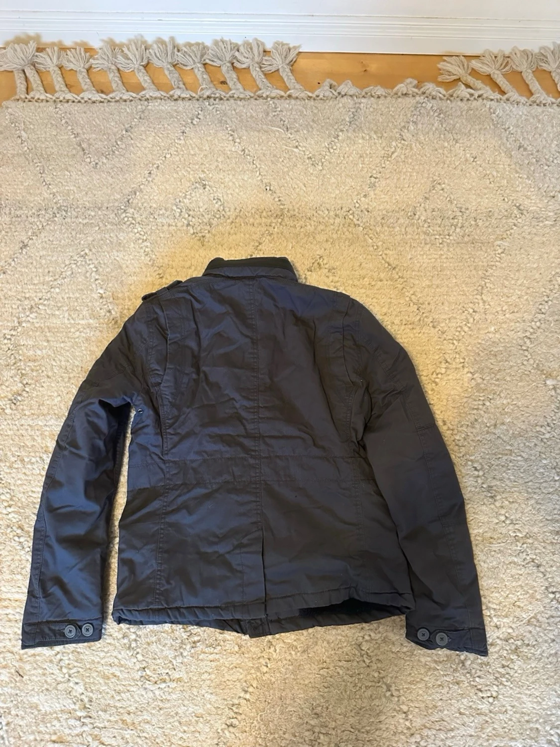 Mörkblå fieldjacket med fickor från Brandit - 1