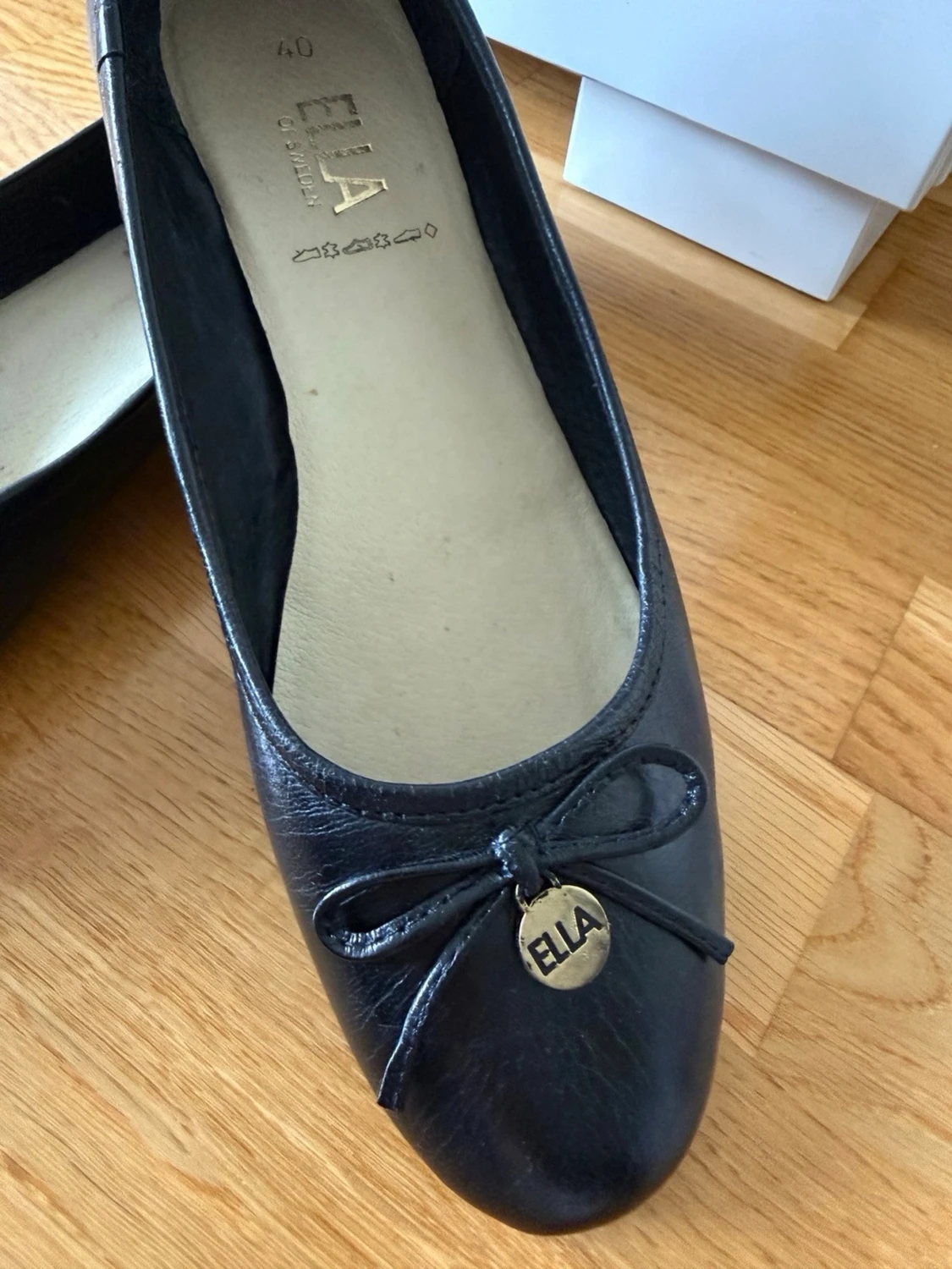 Svarta ballerinaskor från ELLA - 4