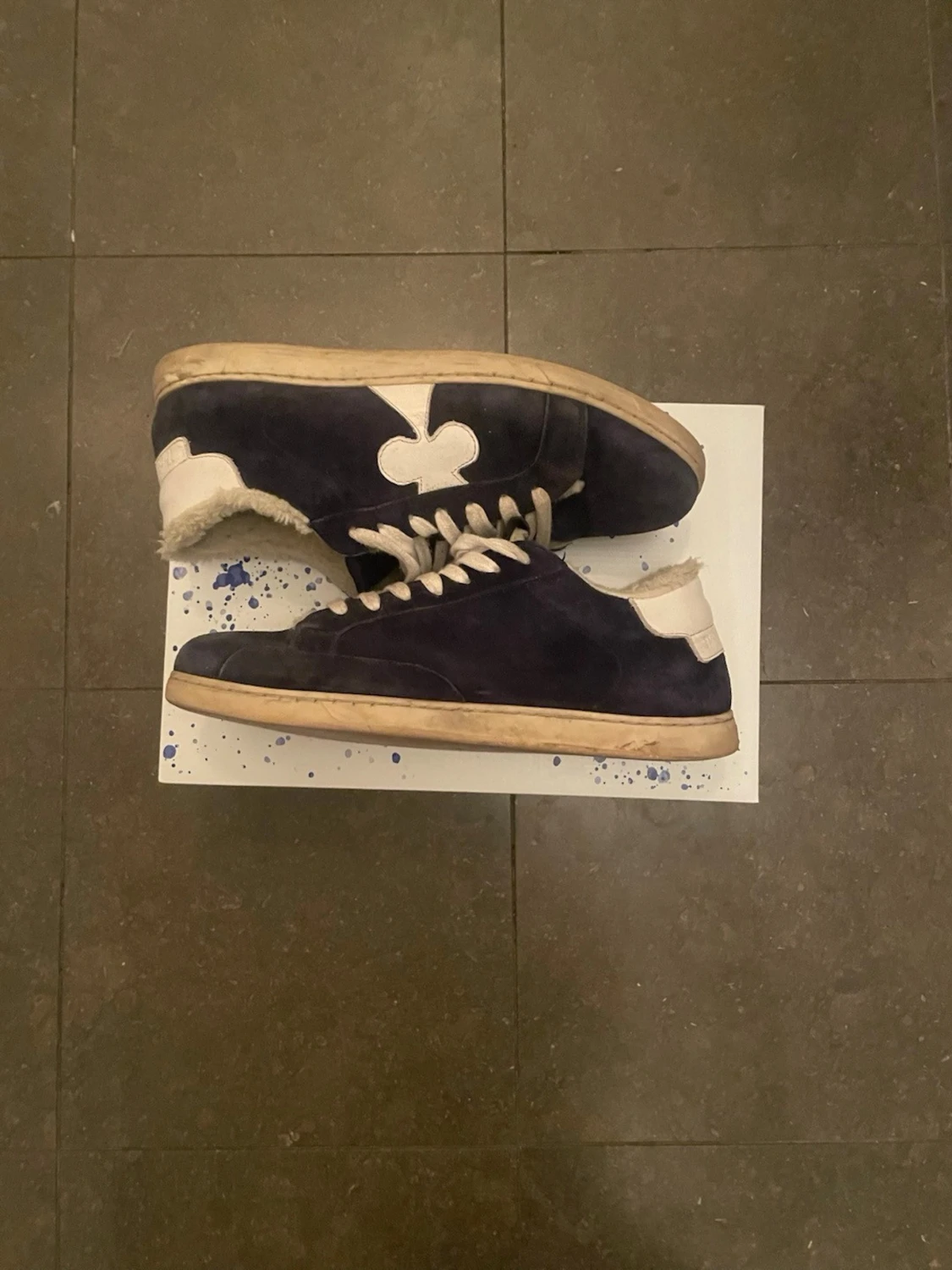 Marinblå the gallerist skor - 5